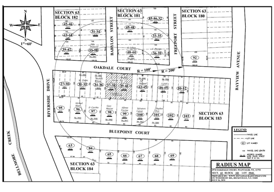 Incorporated Village Radius Maps Long Island Expeditors